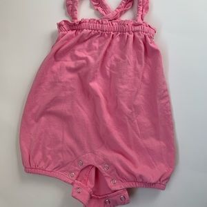 Hanna Andersson adjustable bubble romper